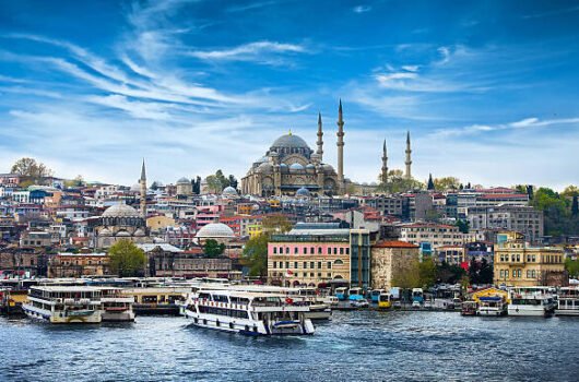 Istanbul the capital of Turkey, eastern tourist city.
